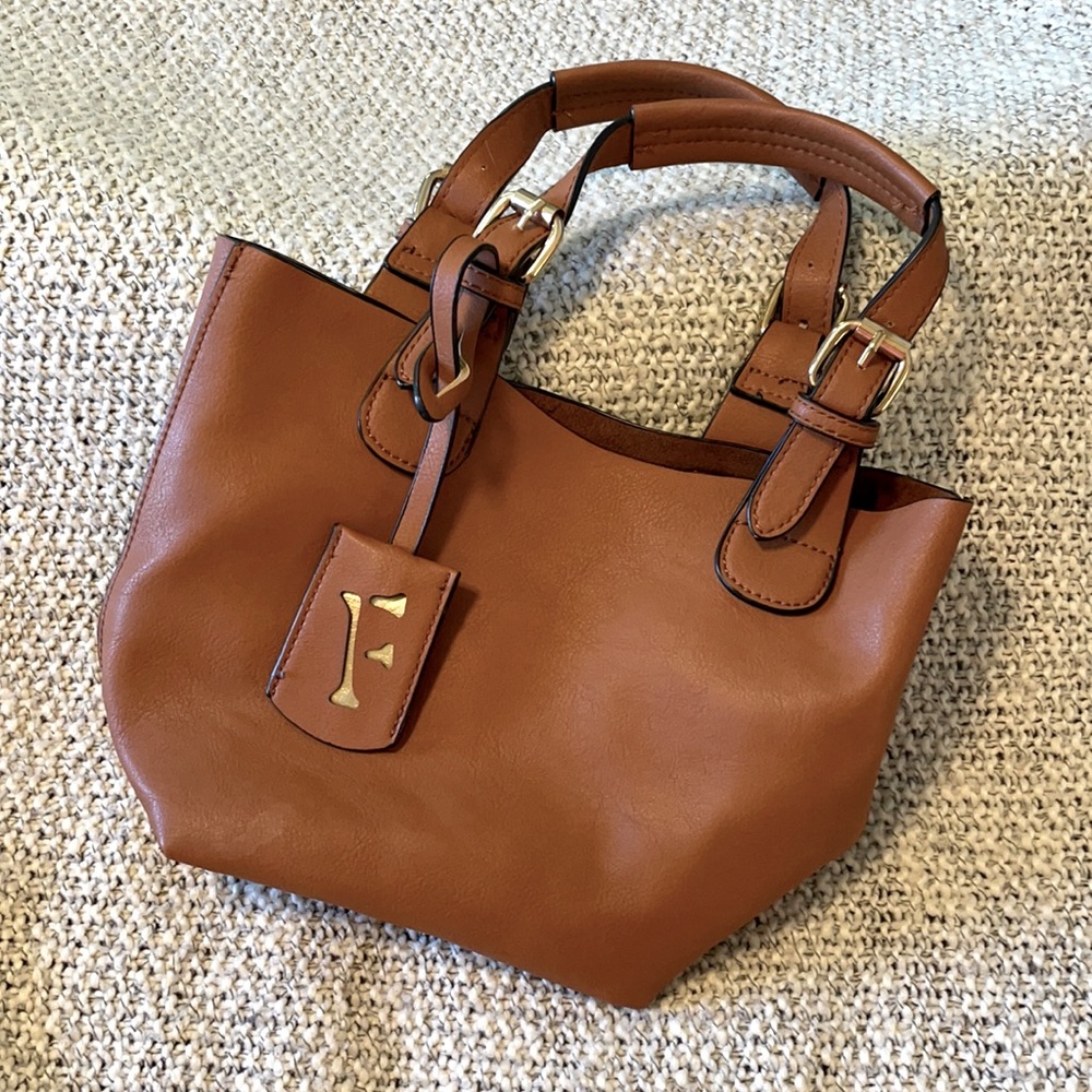 Leather handbag